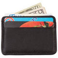Men's Solid Genuine Leather Front Pocket Wallet w/ Money Clip